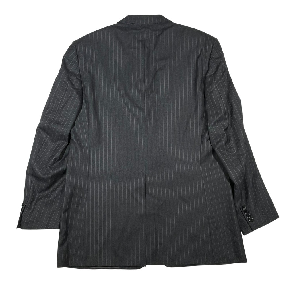 Hickey Freeman Madison Wool Two-Button Blazer Men 44L Grey Pinstripe Loro Piana - Picture 7 of 14